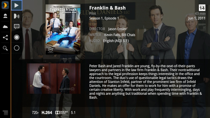 Plex screenshot