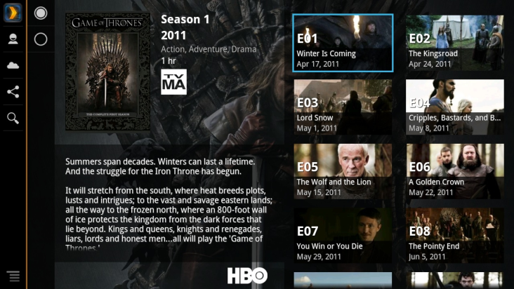Plex screenshot