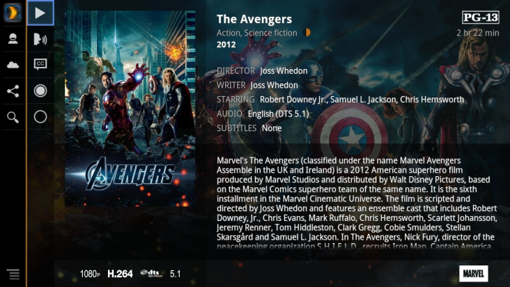 Plex screenshot