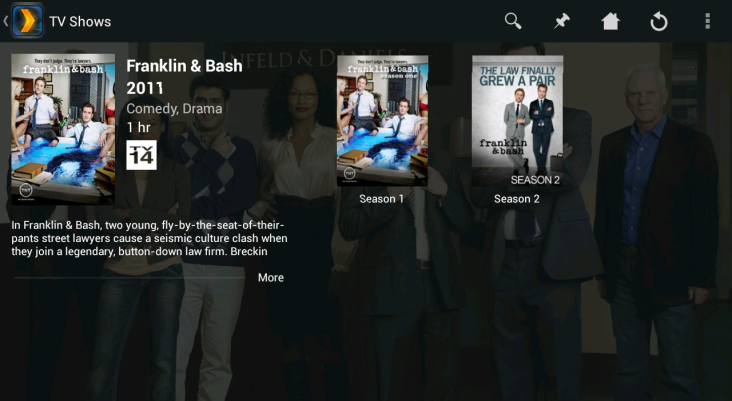 Plex screenshot